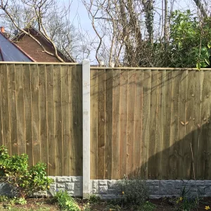 Square Top Featheredge Panels (HD with Capping)