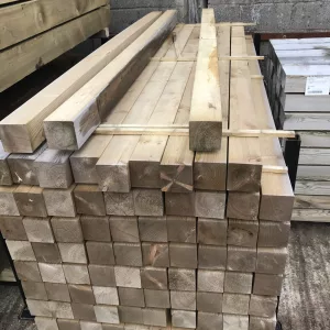 100x100mm Treated Fence Post