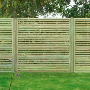 Slatted Fence Panel