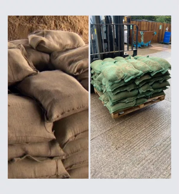 Rotproof Hessian Sandbag - FULL