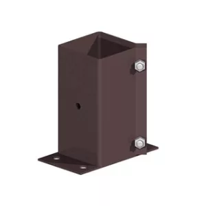 Bolt-Down Post Shoe - FLUSH