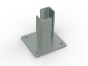 Durapost Corner Post Bolt Down Post Shoe