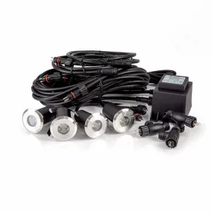 Ellumière 4 Piece Small Deck Light Starter Kit