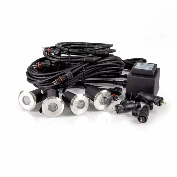 Ellumière 4 Piece Small Deck Light Starter Kit