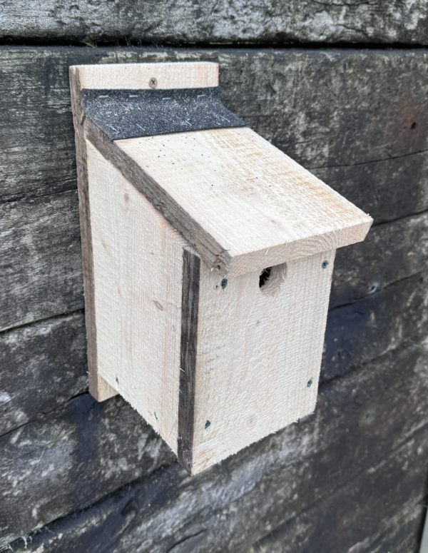 Charity Birdbox - Reclaimed Pine (£4 Donation to SARA)